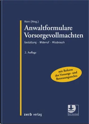 Produktbild von Anwaltformulare Vorsorgevollmachten