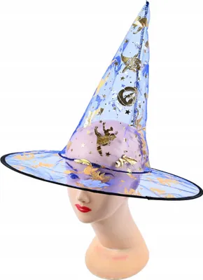 Zdjęcie produktu dla Kapelusz Czarownicy Wiedźmy Halloween Rozmiar Uniwersalny Różne Kolory