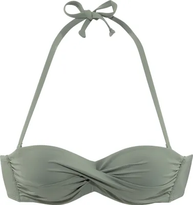 Produktbild von s.Oliver Bandeau-Bikini-Top Spain oliv Größe 36 Cup B