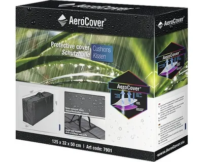 Produktbild von AeroCover Tragetasche Gartenmöbel-Kissen 125x32x50cm, Patio furniture set cover, Grau, Polyester, 1 Stück(e), 125 cm, 32 cm