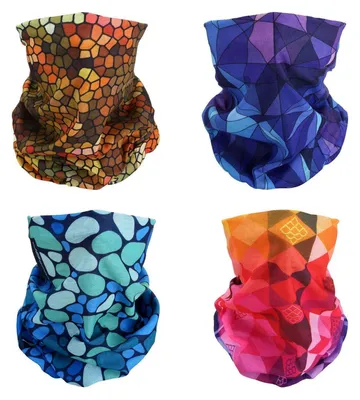Produktbild von Multifunktionstuch 8er Set für Damen und Herren, Polyester, 50x25 cm