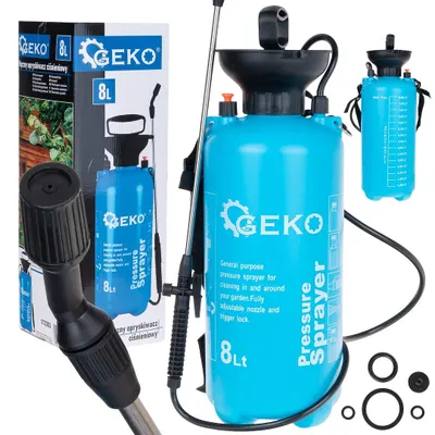 Produktbild von Handsprüher 8L Blau Drucksprüher Sprühflasche Pflanzensprüher Pumpsprüher Gartenspritze  GD-0240