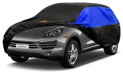 Immagine prodotto di Copertura impermeabile e traspirante per auto, adatta a Porsche Cayenne (2010-2024), disponibile nei colori nero e blu