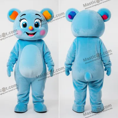 Obrázok produktu pre Nadšený modrý žonglér, maskot