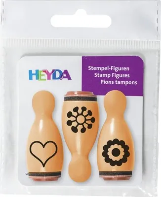 Obrázok produktu pre HEYDA 20-48 886 58, Súprava detských pečiatok, Čierna, Oranžová
