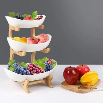 Produktbild von Frisbeetrommel, 3 Etagen, weiß