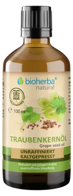 Obrázok produktu pre Hroznový olej lisovaný za studena - 100 ml - Bioherba