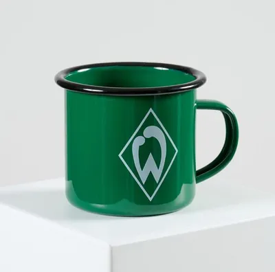 Produktbild von SV Werder Bremen Tasse Emaille Raute