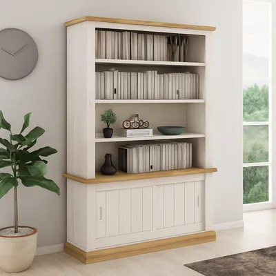 Immagine prodotto di Evandro - Libreria, 122x40x203h cm Bianco, 3 Ripiani
