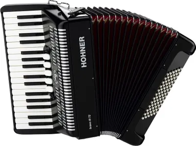Produktbild von Hohner Bravo III 72 Tastenakkordeon Black