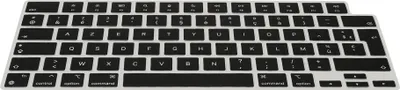 Produktbild von kwmobile Silikon Tastaturschutz AZERTY (Frankreich, Belgien) kompatibel mit Apple MacBook Pro 14" (2023) A2779 - in Schwarz