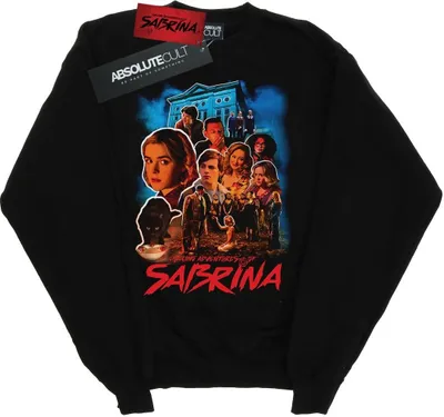 Produktbild von The Chilling Adventures Of Sabrina - Sweatshirt für Damen BI34058 (L) (Schwarz)