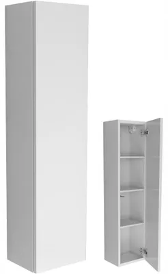 Zdjęcie produktu dla WISZĄCY SŁUPEK ŁAZIENKOWY 100x25 biała biały mat