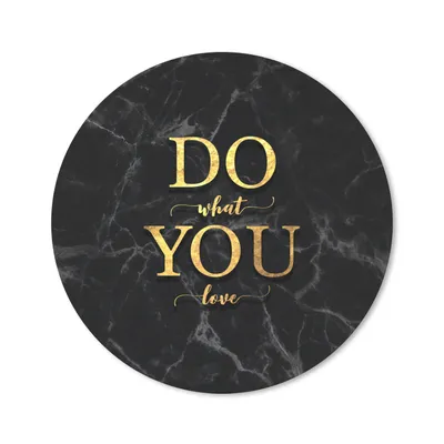 Produktbild von MuchoWow® Mauspad Mousepad Zitate - Motivation - Gold - Marmor 30x30 cm - Mousepads - Maus Mat - Pad - Mausunterlage - Tischunterlage - Schreibtischmatten
