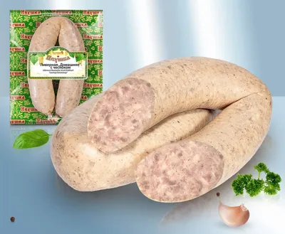 Produktbild von Leberwurst Hausmacher Art mit Knoblauch 375g