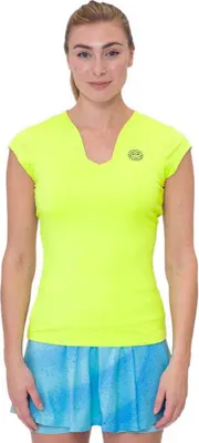 Produktbild von Bidi Badu Beach Spirit V-neck ärmelloses T-shirt Gelb XL Damen Gelb XL