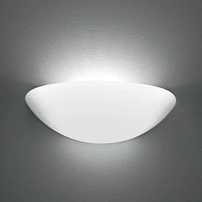 Image de Applique Murale 330 X 115 X 160 Mm. Led 10 W, 3 000 K, 480 Lm. - Ip20 - Verre Blanc