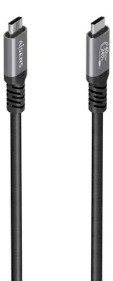 Immagine prodotto di AISENS A156-0994, 1 m, USB-C, USB-C, USB4 Gen 3x2, 40 Gbit/s, Nero