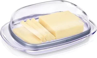 Immagine prodotto di Contenitore trasparente per burro in plastica per conservare e servire