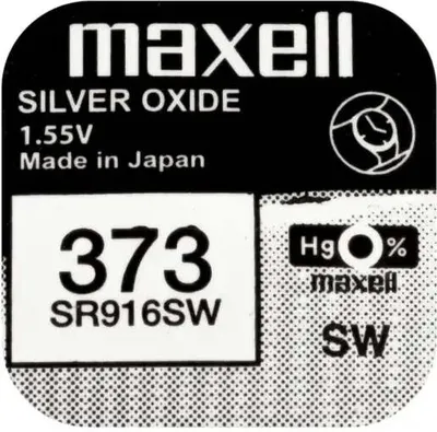 Obrázek produktu pro Maxell 18290300, Dobíjecí baterie, SR916SW, Oxid stříbrný, 1,55 V, 10 kusů, 26,5 mAh