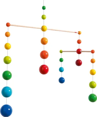 Produktbild von HABA Mobiel Regenboogballen, Junge/Mädchen, Buche, Mehrfarbig