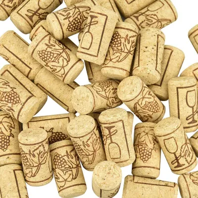 Produktbild von 100 Stück Natürliche Weinkorken, Naturkorken für Wein Korken, Bastelkorkenfür Flaschenkorken Verkorken von Wein oder Dekorieren, Kreativ, DIY und Basteln (21 * 40mm)