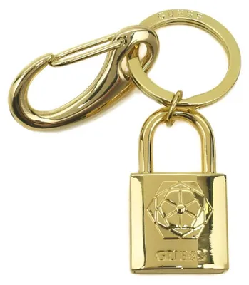 Image de Guess, Guess, Serrure, Porte-clés en métal, RW7421 P2201, Or