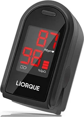 Obrázok produktu pre Digitálny prenosný prstový monitor srdcovej frekvencie SPO2 s LED alarmom