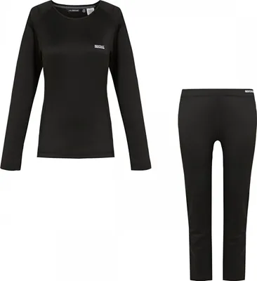 Obrázek produktu pro Sada termoprádla Regatta Thermal Functional Underwear Set Black 12 Woman Black 12