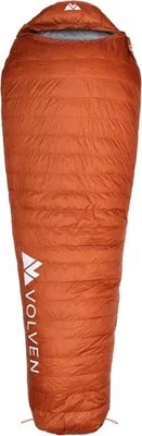 Zdjęcie produktu dla Śpiwór puchowy Volven Narvi 400 215x80cm pomarańczowy prawy