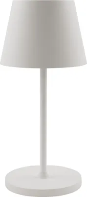 Produktbild von LED-Tischleuchte ROLF KERN „Club“ 25cm, weiß, Akku, dimmbar