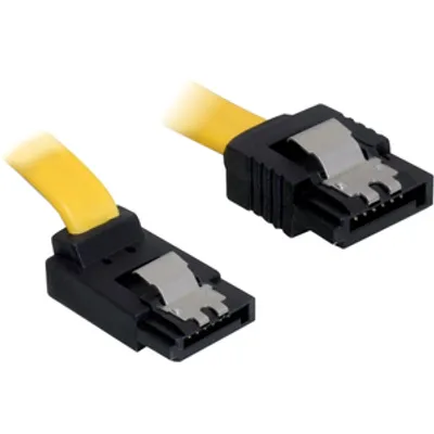 Produktbild von DeLOCK 0.3m SATA M/M, 0,3 m, Männlich/Männlich, Gelb