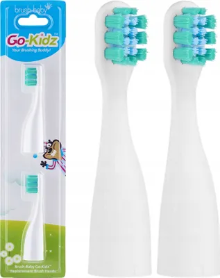 Produktbild von GoKidz Tipps für Reisen Schallzahnbürste für Kinder im Alter von 3-6 Jahren 2pcs.