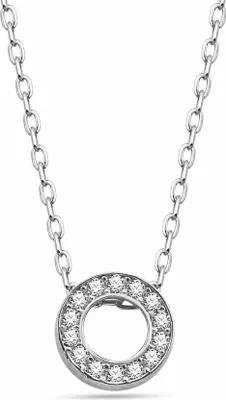 Produktbild von Dkeniz Anhänger mit Kette Buchstabe O 925/- Sterling Silber