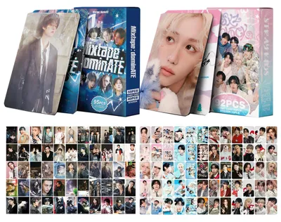 Productafbeelding van 2PACK/187PCS Stray Kids Album Mixtape - Fotokaarten en stickers voor fans