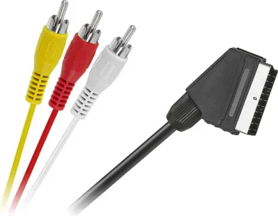 Zdjęcie produktu dla Kpo2716-1,5 Kabel Euro - 3 X Rca 1,5M