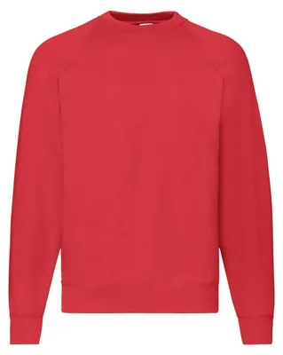 Produktbild von Fruit of the Loom - "Classic" Sweatshirt für Herren Raglanärmel FK2535 (XXL) (Rot)