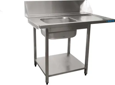 Produktbild von Saro Zulauftisch Für Spülmaschine Links, 1 Becken, 1200Mm