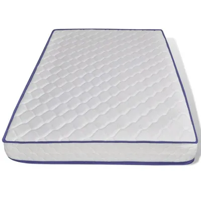 Zdjęcie produktu dla VidaXL 241073, Materac z pianki anatomicznej, Biały, Poliester, 1200 mm, 2000 mm, 170 mm