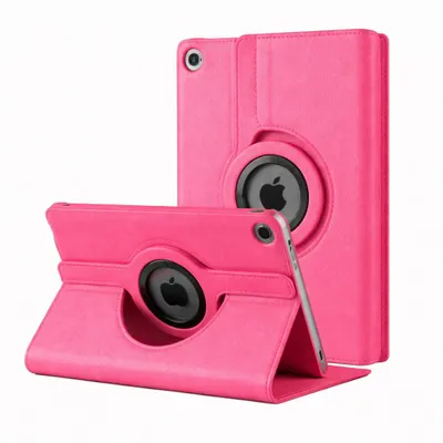 Produktbild von 360° Schutzhülle für Apple iPad 10.2" 9. / 8. / 7. Generation (2021/2020/2019) Tasche Hülle Drehbar Stand Schwenkbar Schutz Cover Etui - PINK