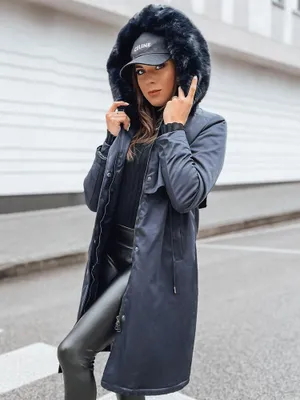 Produktbild von Dstreet Winterjacke für Frauen Luster dunkelblau XXL