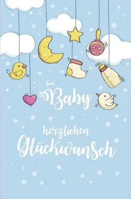 Produktbild von Geburt Baby Freudiges Ereignis - Glückwunschkarte im Format 11,5