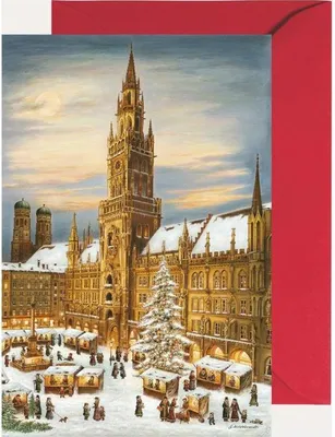 Immagine prodotto di Mini calendario dell'Avvento del Municipio di Monaco – Marienplatz: una tradizione natalizia