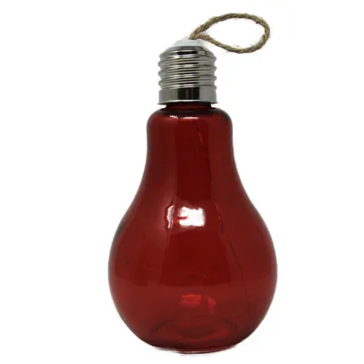 Obrázek produktu pro LED solární žárovka v červené barvě osvětlující žárovky dekorativní žárovka 11x21cm