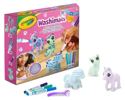 Zdjęcie produktu dla Crayola Washimals 74-7511, Zestaw do rysowania dla dzieci, 3 lat(a), Wielobarwny