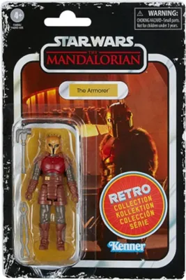 Produktbild von Star Wars The Mandalorian Retro Collection Actionfigur 2022 The Armorer 10 cm