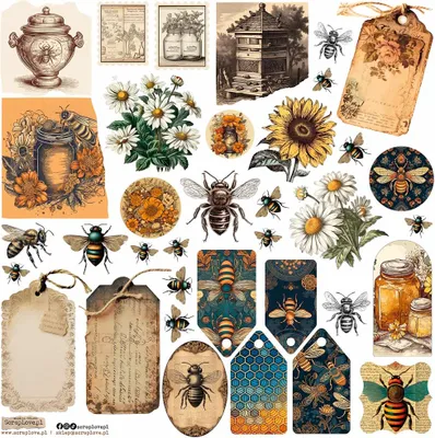 Produktbild von AUFKLEBER - ScrapLove - Junk Journal 5