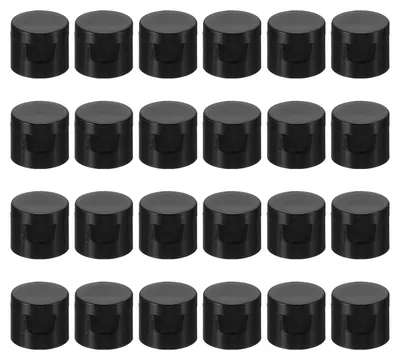24 Twist-Flaschenverschlüsse 20/410, schwarz, für Dosierflaschen