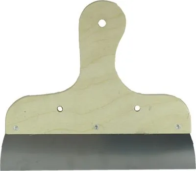 Produktbild von Flächenspachtel 500 mm rostfrei mit Holzgriff