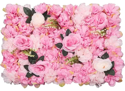 Immagine prodotto di Sfondo a parete fiorita, ideale per matrimoni, decorazione versatile per eventi, rosa